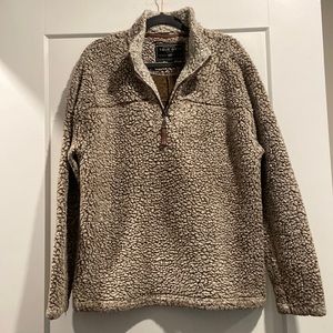 True Grit Frosty Tipped Pullover in Brown (M)